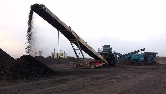 TC421R stockpiling at Powerstation