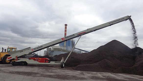 Telestack Tracked Conveyor 