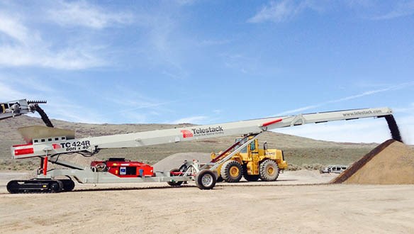 Tracked Conveyor in Action