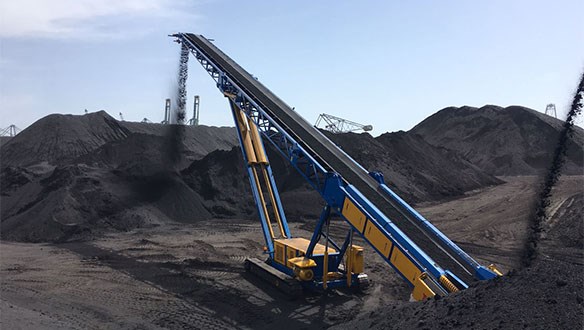 Stacking Coal 