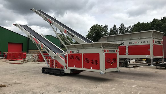 HF 10T Mobile Hopper Feeder