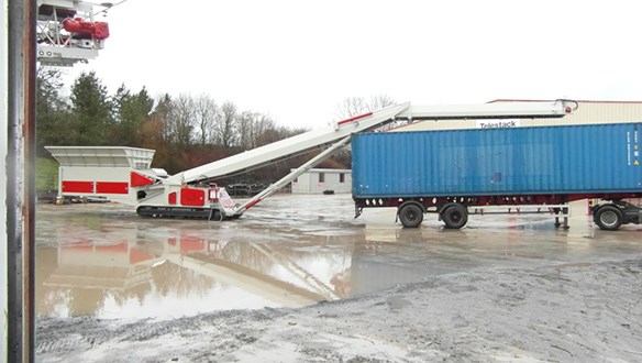 Hopper Feeder Container Loader 