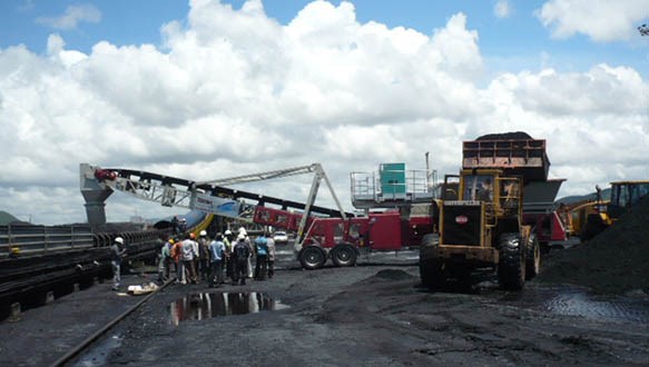 Hopper Feeder feeding stacker 