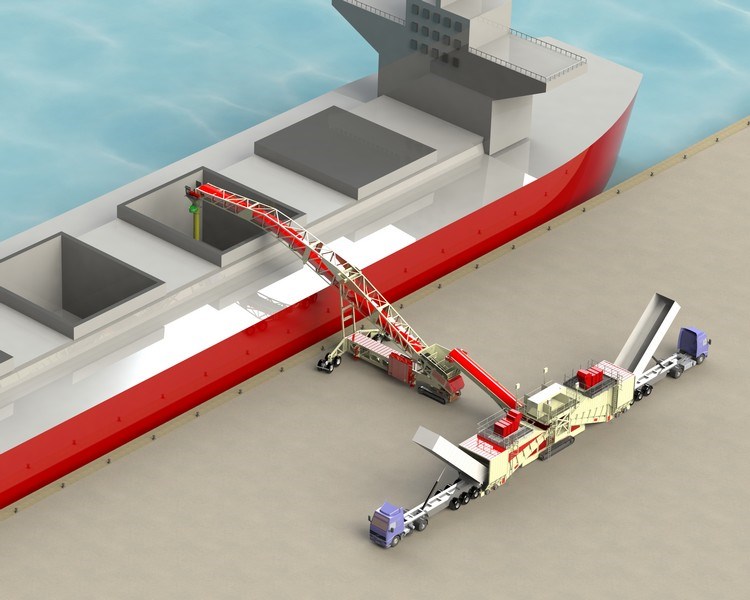Dual Feeder & Tracked Radial Camber Boom 