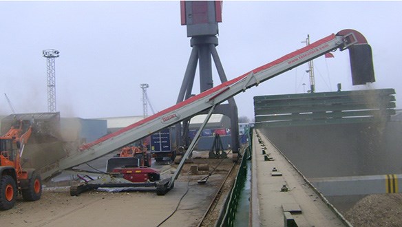 coaster vessels from wheel loaders