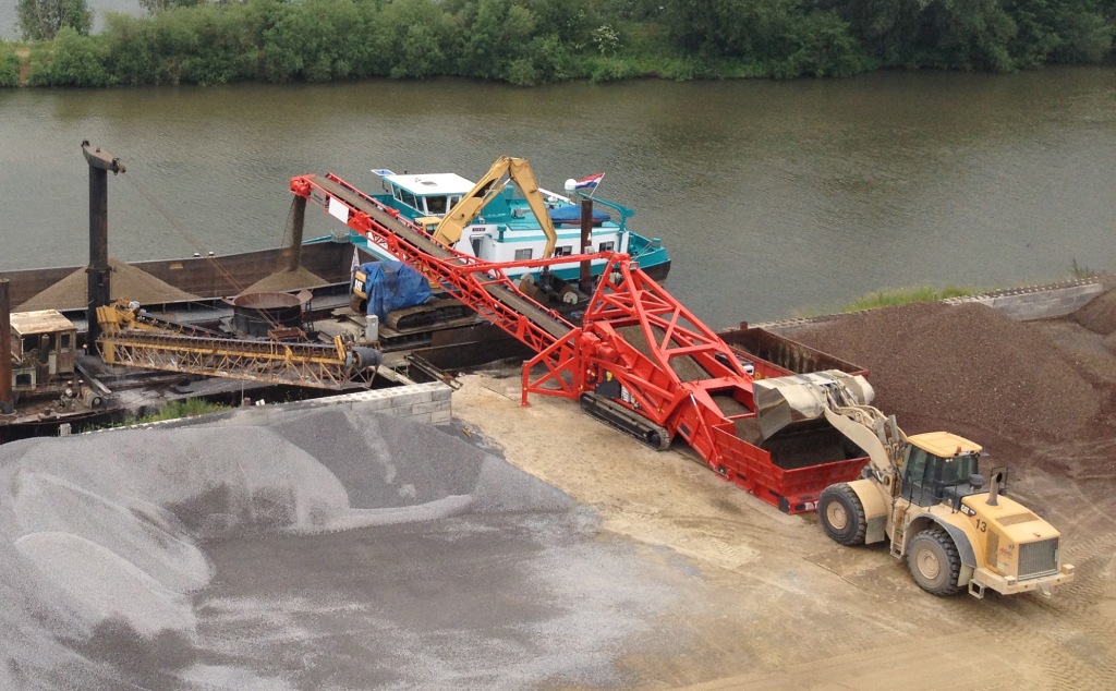 Direct Feed Barge/ Ship loaders Barge loading Telestack Ltd