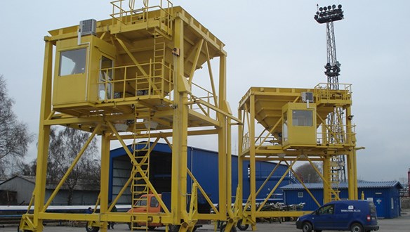 Mobile Hopper Telestack