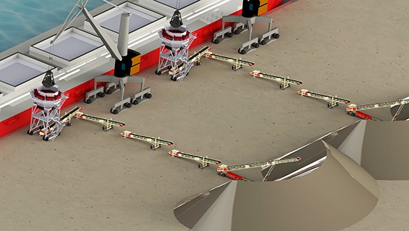 ship unloading 