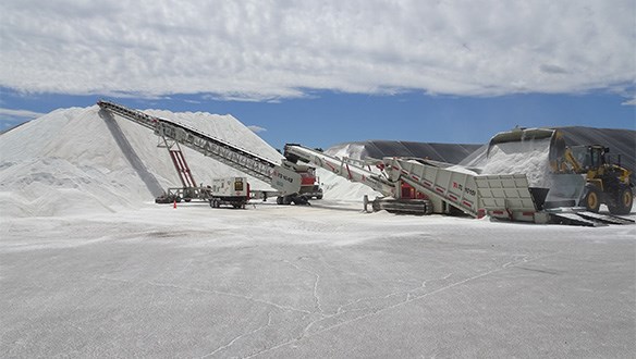 stockpiling road salt 