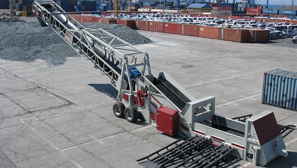 Wheeled Truck Unloader